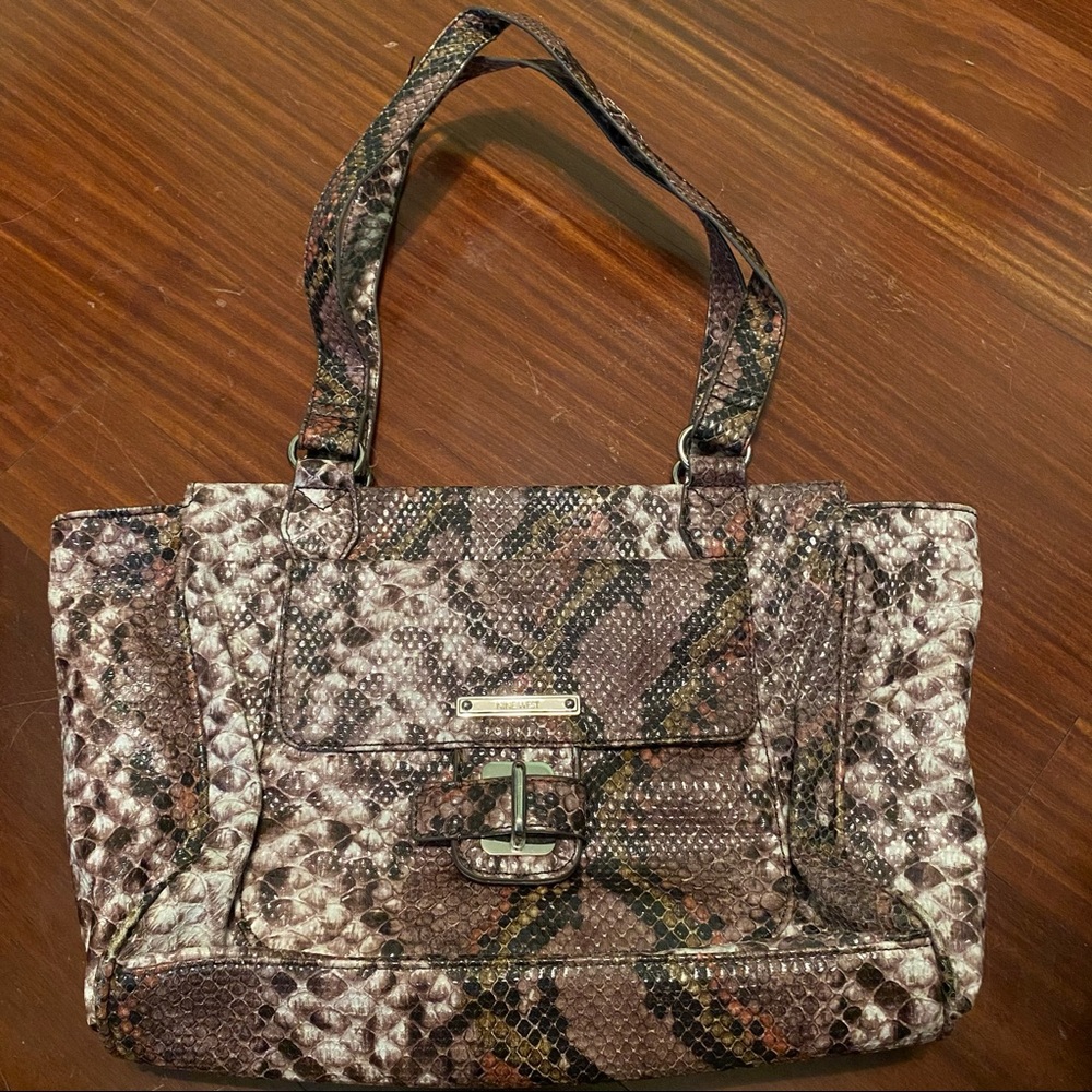 Nine West Snakeskin Shoulder Bag
